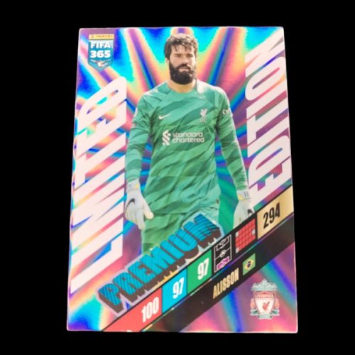 Panini Fifa 365 Adrenalyn XL 2024 Limited Edition Purple Alisson