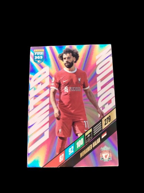 Panini Fifa 365 Adrenalyn XL 2024 Limited Edition Purple Mohamed Salah