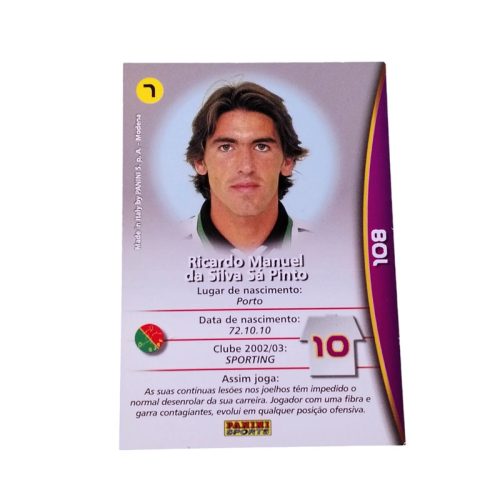 Panini Mega Craques 2002 2003 Sá Pinto Sporting