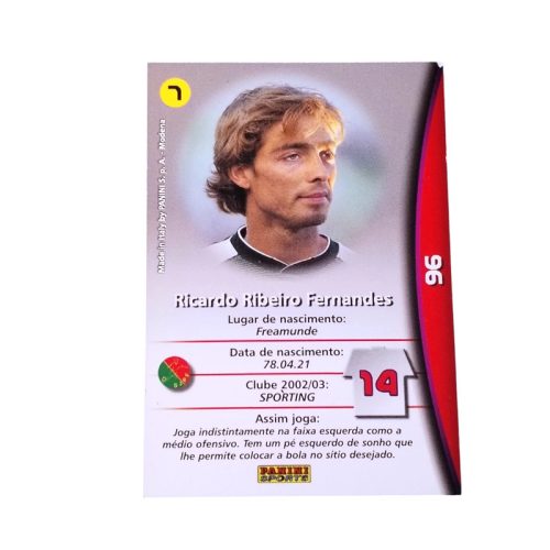 Panini Mega Craques Ricardo Fernandes Sporting