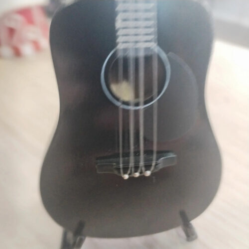 Acoustic guitar mini replica black - Image 2