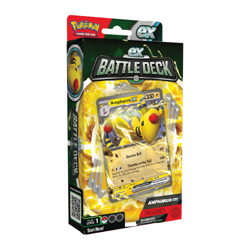 Pokemon Lucario Ampharos Ex Battle Deck