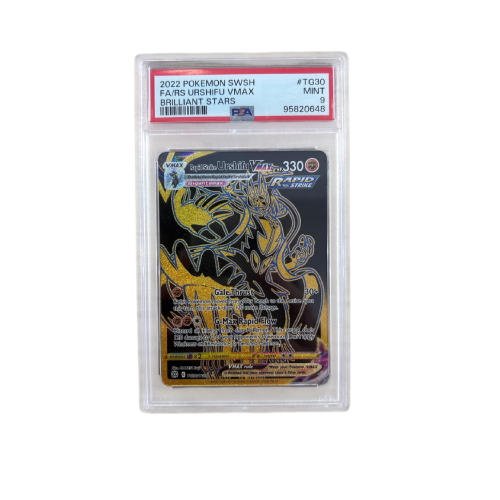 Pokémon SWSH Urshifu VMAX Brilliant Stars PSA 9